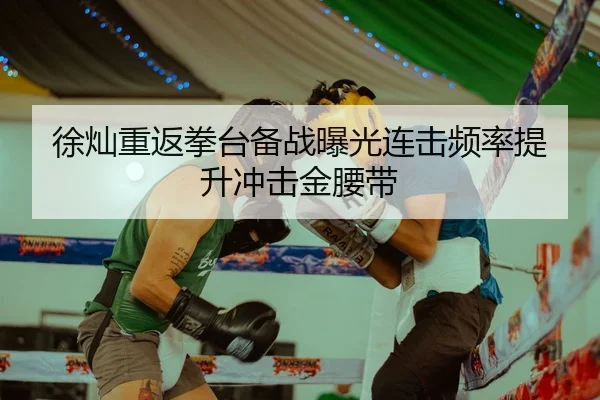 徐灿重返拳台备战曝光连击频率提升冲击金腰带